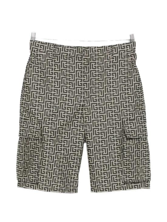 26SS 발망 숏팬츠 GH1PA180XL74 GFE IVOIRE NOIR GFE