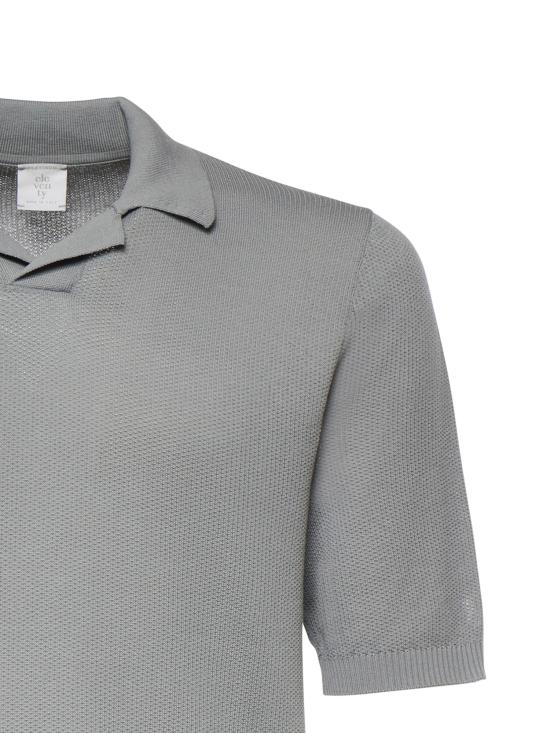 26SS 일레븐티 폴로 티셔츠 M76MAGM88MAG0M008 GREY - ELEVENTY