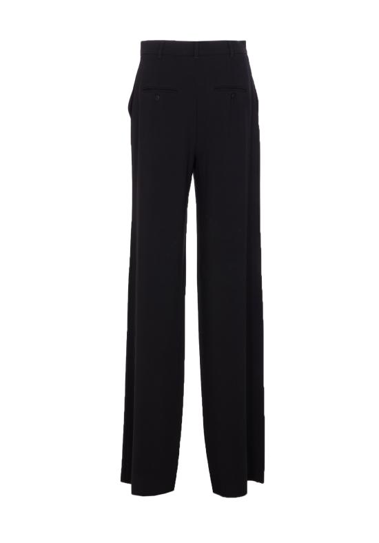 25FW 막스마라 스튜디오 스트레이트 팬츠 2526136011600 JEZ 001 Black - MAX MARA STUDIO