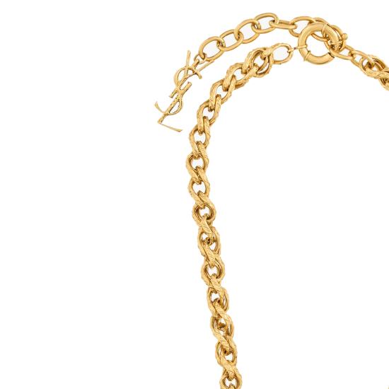 25FW 생로랑 팔찌 843407 Y15008060 Golden - SAINT LAURENT