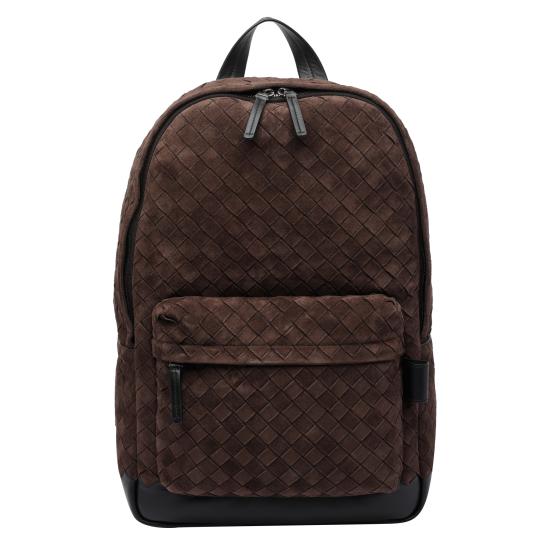 25FW 보테가베네타 인트레치아토 스웨이드 백팩 828117 V1QEC2609 Brown