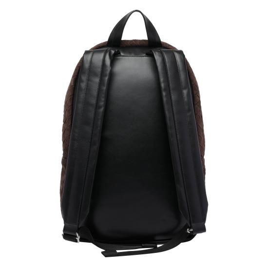 25FW 보테가베네타 인트레치아토 스웨이드 백팩 828117 V1QEC2609 Brown - BOTTEGA VENETA