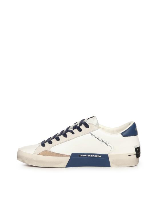 26SS 크라임런던 스니커즈 19003PP8B WHITE Navy blue - CRIME LONDON