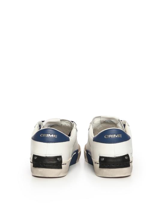 26SS 크라임런던 스니커즈 19003PP8B WHITE Navy blue - CRIME LONDON
