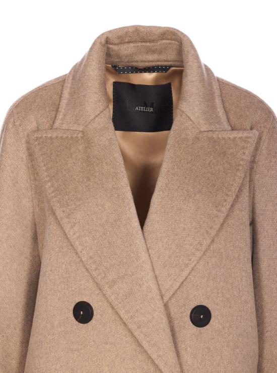 25FW 막스마라 더블 브레스티드 울 코트 2521016105600 ANGUS 004 Beige - MAX MARA