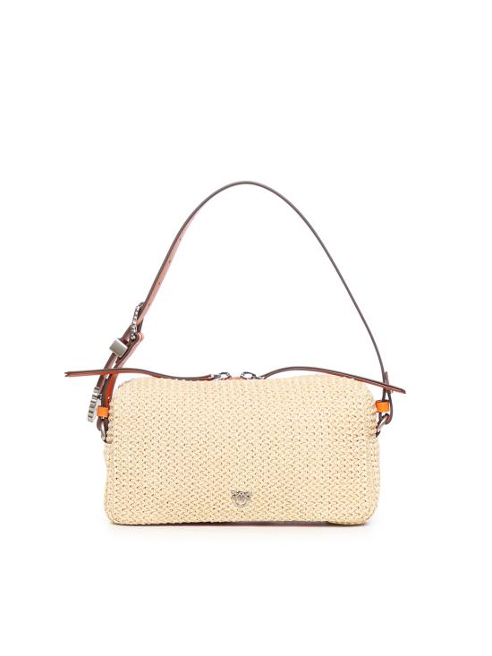 26SS 핑코 숄더백 106661 A391HH9O PAGLIA ARANCIO OLD SILVER - PINKO