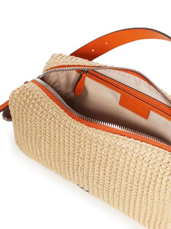 26SS 핑코 숄더백 106661 A391HH9O PAGLIA ARANCIO OLD SILVER - PINKO