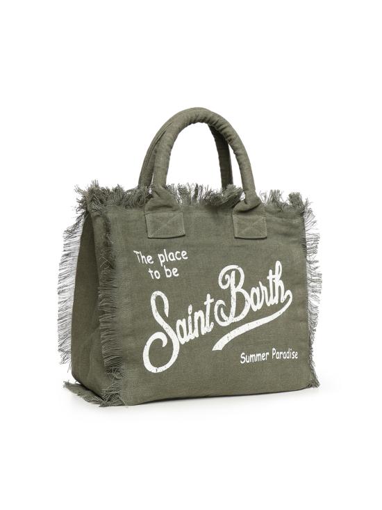 26SS 세인트바쓰 토트백 VANI022 00144L LINEN 52 MILITARY - MC2 SAINT BARTH