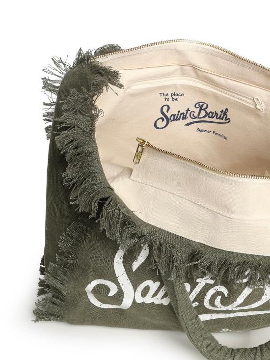 26SS 세인트바쓰 토트백 VANI022 00144L LINEN 52 MILITARY - MC2 SAINT BARTH