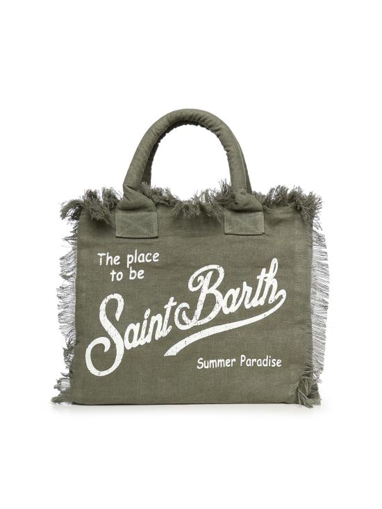 26SS 세인트바쓰 토트백 VANI022 00144L LINEN 52 MILITARY - MC2 SAINT BARTH