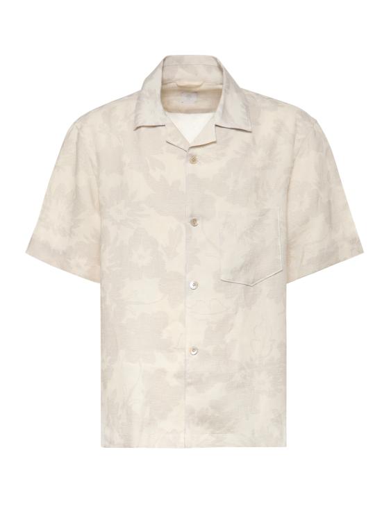 26SS 일레븐티 반팔 셔츠 M75CAMK09TES0M168 02 02 SABBIA E SABBIA