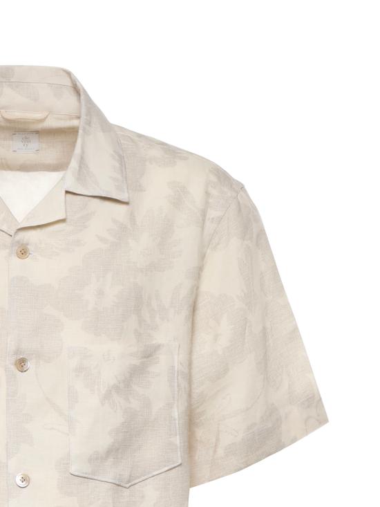 26SS 일레븐티 반팔 셔츠 M75CAMK09TES0M168 02 02 SABBIA E SABBIA - ELEVENTY