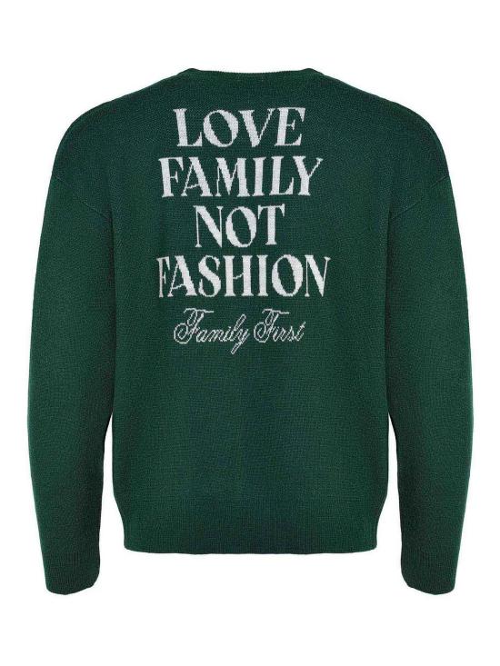 25FW 패밀리퍼스트 밀라노 스웨터 SWF2502GREEN Green - FAMILY FIRST MILANO