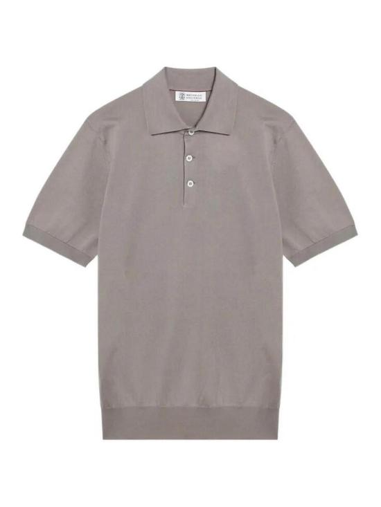 26SS 브루넬로 쿠치넬리 폴로 티셔츠 M29800125CSJ77 Brown