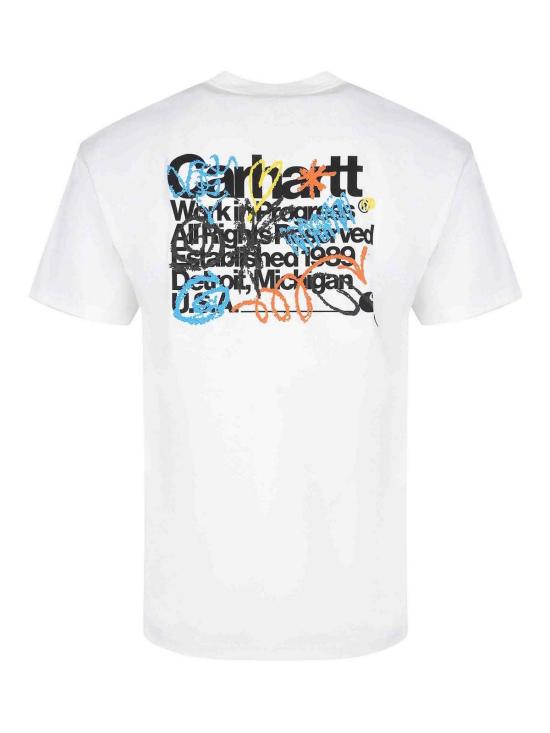 26SS 칼하트 반팔 티셔츠 I03623802XX White - CARHARTT