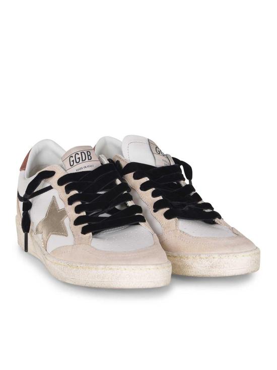 26SS 골든구스 래더 실버 스타 볼스타 스니커즈 GWF00746F00814683252 White - GOLDEN GOOSE