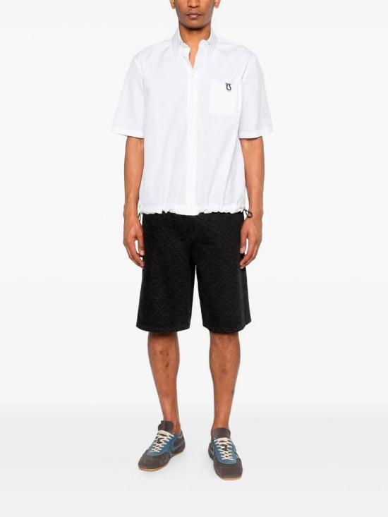 26SS 펜디 화이트 포플린 셔츠 FS1365AYXGF0QA0 - FENDI