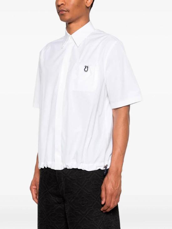 26SS 펜디 화이트 포플린 셔츠 FS1365AYXGF0QA0 - FENDI