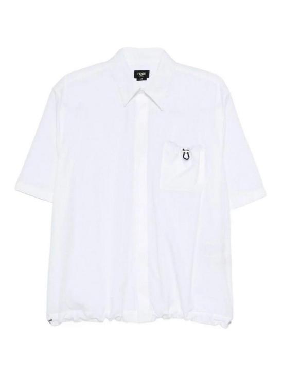 26SS 펜디 화이트 포플린 셔츠 FS1365AYXGF0QA0