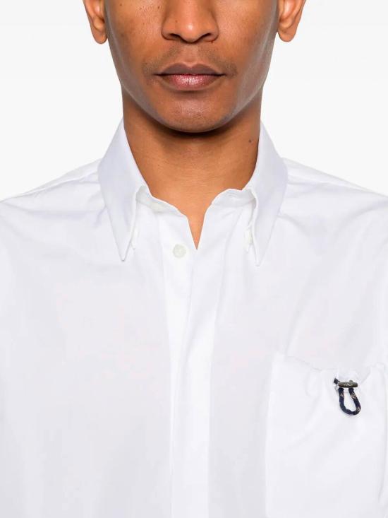 26SS 펜디 화이트 포플린 셔츠 FS1365AYXGF0QA0 - FENDI