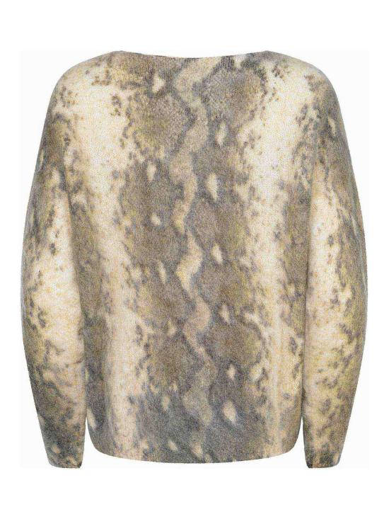 25FW 솔로트레 긴팔 티셔츠 M3F0120GREIGE Animal Print - SOLOTRE