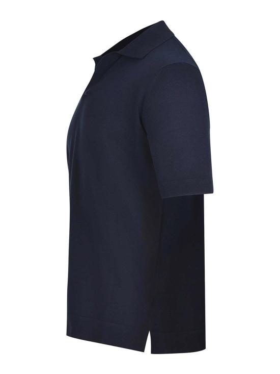 26SS 필리포 드 로렌티스 폴로 티셔츠 PL0MCSKCR14R890 Blue - FILIPPO DE LAURENTIIS