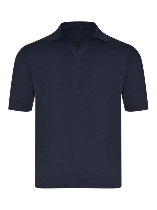 26SS 필리포 드 로렌티스 폴로 티셔츠 PL0MCSKCR14R890 Blue