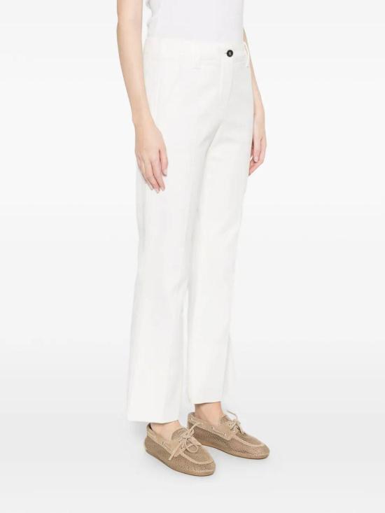 26SS 브루넬로 쿠치넬리 스트레이트 팬츠 MA126P8854C1542 Cream - BRUNELLO CUCINELLI