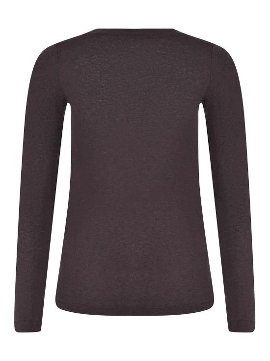 25FW 솔로트레 긴팔 티셔츠 M1F0130FU69S Dark Brown - SOLOTRE