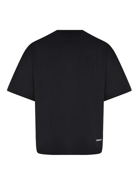 26SS 칼하트 숏슬리브 링크 스크립트 티셔츠 I0313730D2XX Black