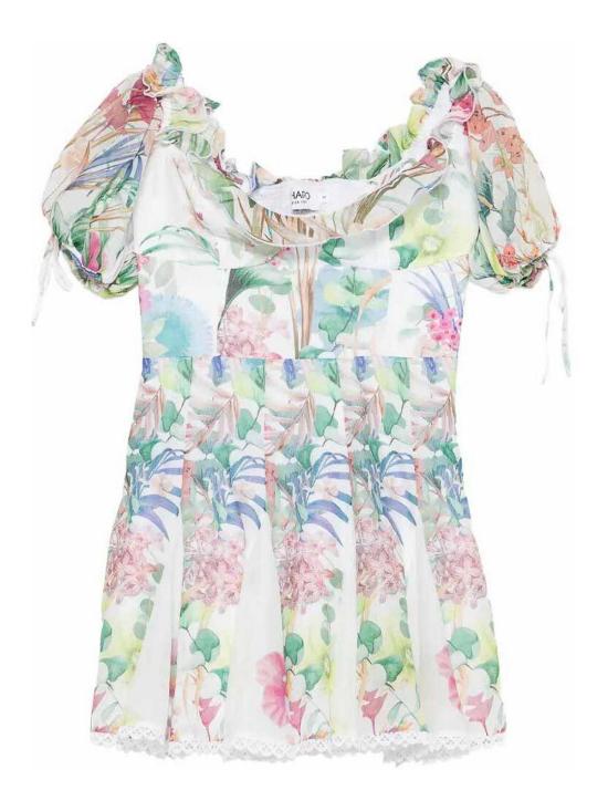 26SS 차로루이즈 숏 원피스 262604WHITE Blue