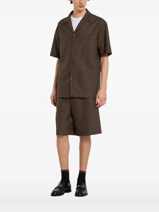 26SS 구찌 숏팬츠 810782ZAM7G2063 Brown - GUCCI