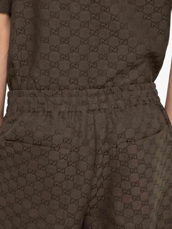 26SS 구찌 숏팬츠 810782ZAM7G2063 Brown - GUCCI
