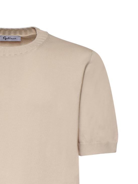 26SS 갈리아노 반팔 티셔츠 57188 18163012 Beige - GALIANO