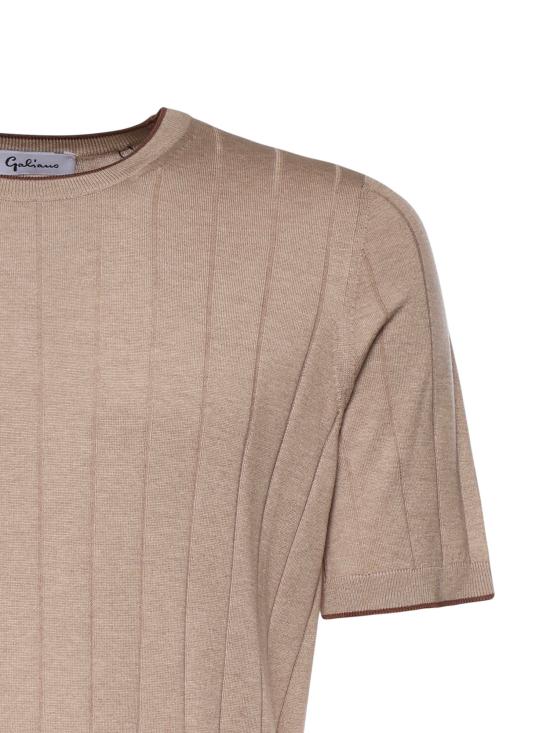 26SS 갈리아노 반팔 티셔츠 43116 23510030 Beige - GALIANO