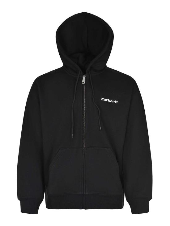 26SS 칼하트 후드 티셔츠 I03601389XX Black - CARHARTT