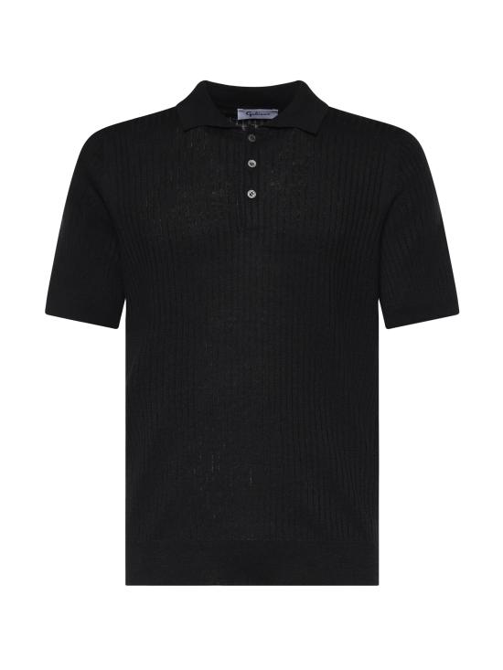 26SS 갈리아노 폴로 티셔츠 57118 18641099 Black