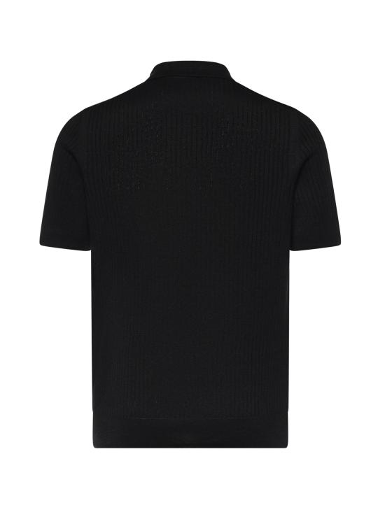 26SS 갈리아노 폴로 티셔츠 57118 18641099 Black - GALIANO