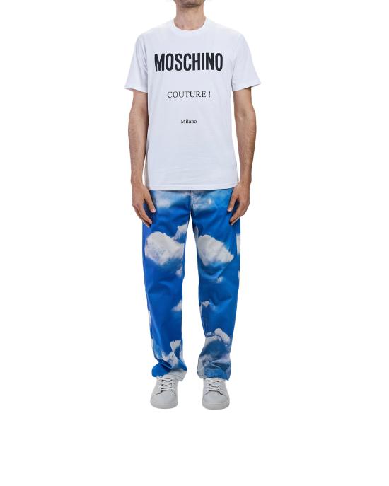 26SS 모스키노 반팔 티셔츠 0719 5241 1001 BIANCO - MOSCHINO