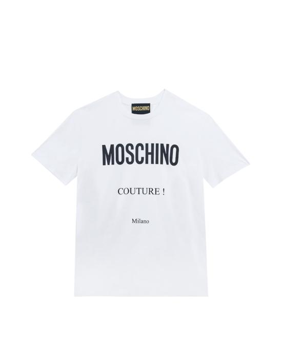 26SS 모스키노 반팔 티셔츠 0719 5241 1001 BIANCO