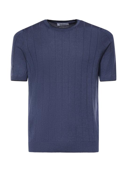 26SS 갈리아노 반팔 티셔츠 43116 23510570 Blue