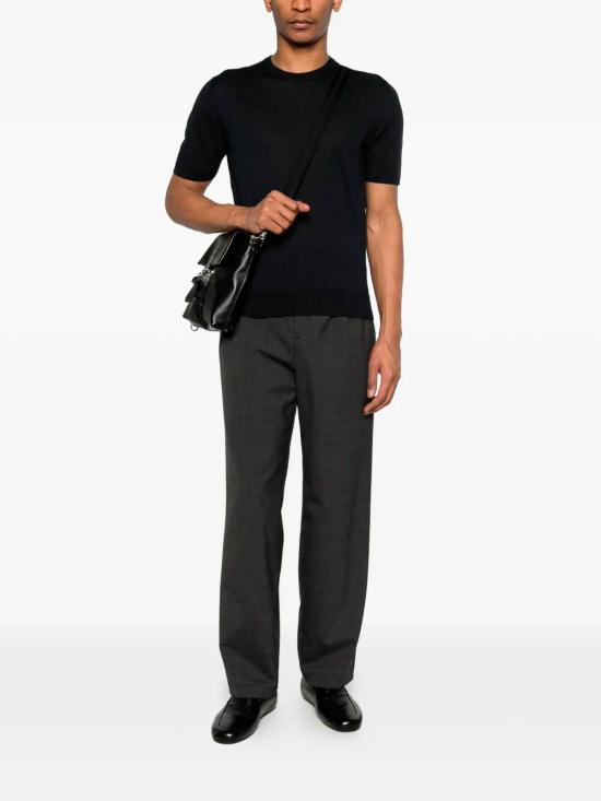 26SS 드루모어 반팔 티셔츠 D1LC100TL795 Dark Blue - DRUMOHR