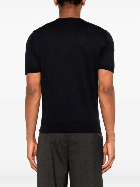 26SS 드루모어 반팔 티셔츠 D1LC100TL795 Dark Blue - DRUMOHR
