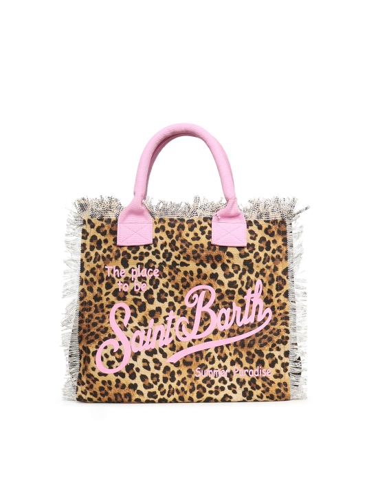 26SS 세인트바쓰 토트백 VANI001 02591L SAND LEOPARD 0021