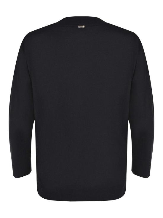 26SS 에르노 긴팔 티셔츠 JV000015520569300 Black - HERNO