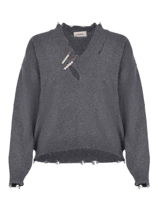 25FW 어 페이퍼 키드 스웨터 F5PKWOJP087100 Grey