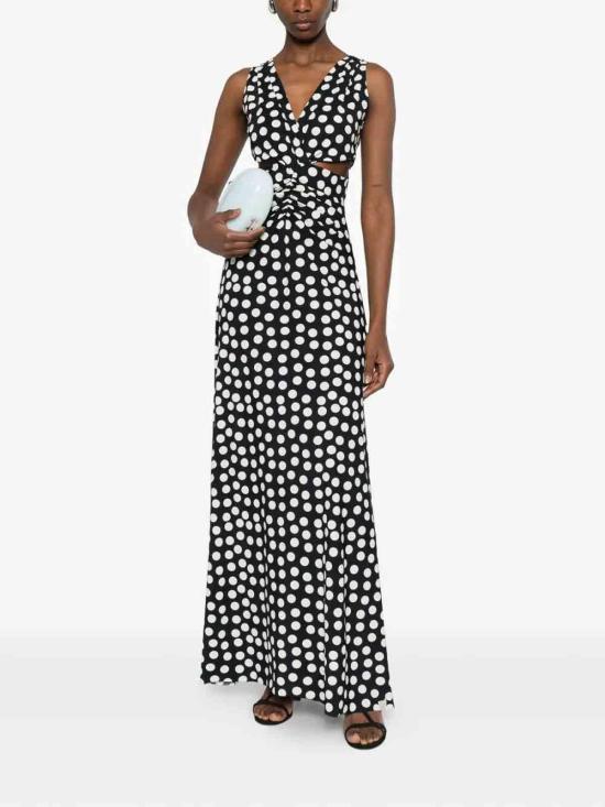 26SS 키아라보니 롱 원피스 ABLAYOANSPLLSTT728V Black - CHIARA BONI