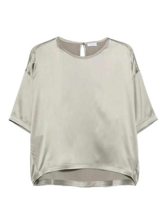26SS 브루넬로 쿠치넬리 블라우스 M0C59DZ310C9125 Green