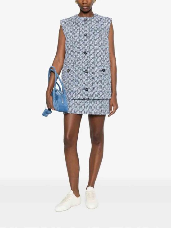 26SS 구찌 봄버 자켓 853017ZAUE24262 Blue - GUCCI