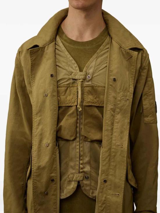 26SS 씨피 컴퍼니 코트 20CMOW069A110305G644 Green - C.P. COMPANY